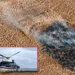 Cumulo di scarti vegetali in fiamme individuato dai Carabinieri durante un controllo aereo in contrada Finocchiara, nel territorio di Santa Croce Camerina.