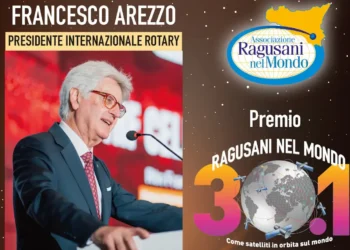 Francesco Arezzo durante un intervento pubblico. Il medico odontoiatra ragusano, presidente del Rotary International, sarà premiato alla 31ª edizione del Premio Ragusani nel Mondo.