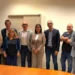 Delegazione dell’Ordine dei dottori commercialisti di Ragusa durante un incontro istituzionale con i rappresentanti dell’Agenzia delle Entrate-Riscossione in una sala riunioni