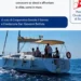 Una barca a vela con bambini, ragazzi e operatori durante un laboratorio di vela educativa nelle acque di Scoglitti, nell'ambito del progetto "Sprigiona il tuo cuore".