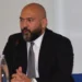Luca Campisi durante un intervento pubblico dopo la nomina a vicepresidente regionale di Confcooperative Sicilia.