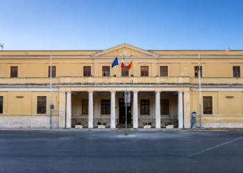 Facciata dell'edificio che ospita temporaneamente il Centro Autismo dell'ASP di Ragusa in via Berlinguer