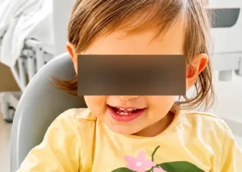 Azzurra durante le cure