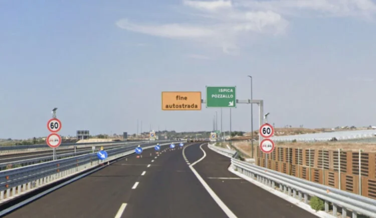 Pedaggio Siracusa-Modica, tratto autostradale