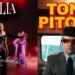 Locandina dei concerti a Ragusa: a sinistra Delia sul palco del Sicilia Bedda Tour, a destra il cantante Tony Pitony