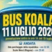 Locandina del discobus gratuito per il Koala in programma l'11 luglio 2026 con indicazione di data, orari del servizio e fermate previste a Ragusa e Marina di Ragusa