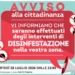 Avviso del Comune di Scicli sulla disinfestazione del 28 luglio 2026 nel centro storico con intervento previsto dalle ore 23.