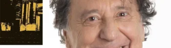 Ritratto di Enzo Iacchetti nella locandina dell'evento in programma a Modica il 12 luglio nell'ambito della rassegna Scenari 2026