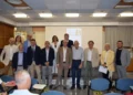 Relatori del convegno nazionale sulla scoliosi riuniti nella sala conferenze dell'Ordine dei Medici di Ragusa durante l'evento dedicato alle innovazioni e alle evidenze scientifiche