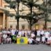 Partecipanti e volontari del Campo Distrettuale Giovani Diversamente Abili del Distretto Lions 108Yb Sicilia riuniti per una foto di gruppo a Linguaglossa