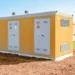 Cabina elettrica di distribuzione dell'energia a Marina di Ragusa, utilizzata per la gestione della rete elettrica locale