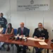 Conferenza stampa nella Procura della Repubblica di Gela con magistrati e funzionari della Polizia di Stato per illustrare i risultati dell'operazione che ha portato all'esecuzione di dieci misure cautelari per furti in abitazione e furti con "spaccata".