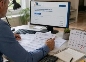 Contribuente consulta le comunicazioni della rottamazione cartelle nell'area riservata dell'Agenzia delle Entrate-Riscossione