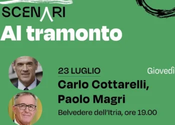 Carlo Cottarelli e Paolo Magri protagonisti di Scenari al Tramonto al Belvedere dell'Itria di Modica il 23 luglio per un incontro dedicato agli scenari internazionali.