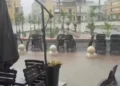 Scoglitti, piazza Cavour allagata dopo il temporale