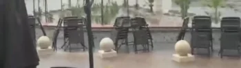 Scoglitti, piazza Cavour allagata dopo il temporale