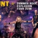 Locandina del Summer Rock Explosion Tour 2026 con Stef Burns, Will Hunt e Andrea Torresani protagonisti del concerto in programma a Gangi.