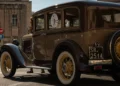Auto storica d’epoca durante l’Autogiro della provincia di Ragusa