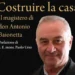 Copertina del libro "Costruire la casa. Il magistero di don Antonio Baionetta" con ritratto fotografico del sacerdote e prefazione di mons. Paolo Urso