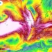 Mappa ECMWF di Meteored con pressione e venti sull'Europa: bassa pressione atlantica in movimento verso il continente