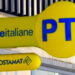 Insegne di Poste Italiane e Postamat all'esterno di un ufficio postale