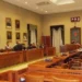 Sala del Consiglio Comunale di Modica durante una seduta