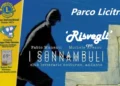 Locandina dello spettacolo «Risvegli» con «I Sonnambuli», Fabio Manenti e Michele Arezzo, al Parco Licitra di Ragusa.