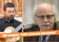 Il chitarrista Lino Gatto con la chitarra classica accanto a un uomo con gli occhiali al microfono. Banner del Caffè Quasimodo di Modica