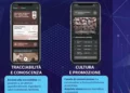 Due smartphone con l'app del Passaporto digitale del Cioccolato di Modica IGP: tracciabilità, ingredienti e abbinamenti