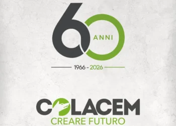 Colacem 60 anni, con le date 1966-2026 e il logo aziendale