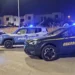 Auto dei Carabinieri, della Polizia di Stato e della Guardia di Finanza durante un controllo notturno