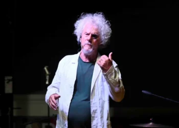 Paolo Migone sul palco di Marina Gourmet a Marina di Ragusa