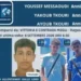 Manifesto con foto e dati di Youssef Messaoudi, Yakoub Tkouri e Ayoub Tkouri, scomparsi da Vittoria e contrada Mogli