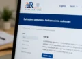 Schermo con la pagina web sulla rottamazione quinquies della Riscossione. Immagine generata con intelligenza artificiale