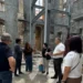 TIPS4UA Ragusa, delegazione e rappresentanti comunali durante un sopralluogo in un cantiere