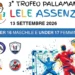 Locandina del Trofeo Lele Assenza di pallamano a Modica, 13 settembre 2026, con i loghi delle squadre partecipanti
