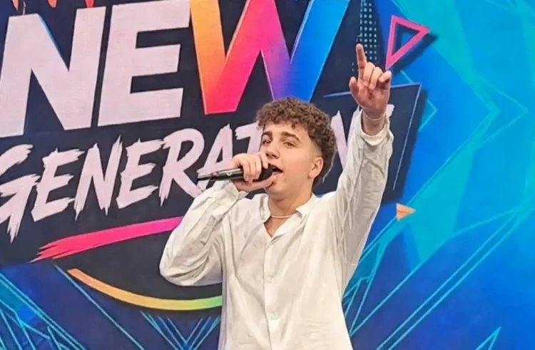 Da Ragusa a Roma Martin Barone, 15 anni, negli studi Gold TV per New Generations